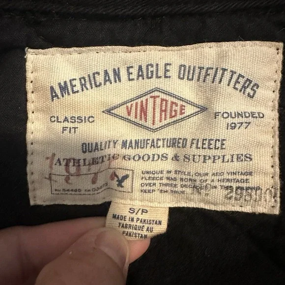 American Eagle Outfitters Vintage Quilted Button Up Jacket Size S Light Weight. - Picture 9 of 10